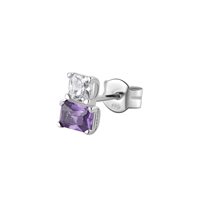 Boucle d'oreilles unique Brosway Femme FANCY MAGIC PURPLE in Acier FMP10